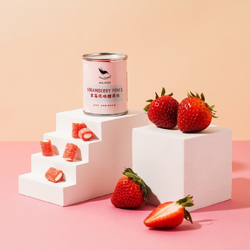 Wedding Favors | Spanish Snack Cans / Strawberry Flavored Candy Strips [Set of 3] - Snacks - Concentrate & Extracts 