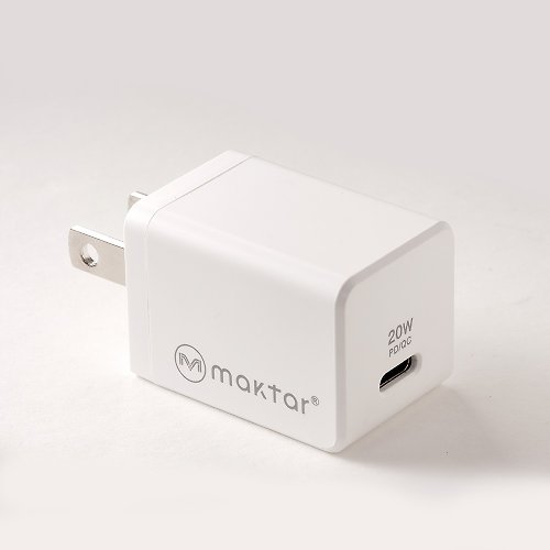 Maktar Maktar 20W GaN 口袋快充 氮化鎵 USB-C 支援PD/QC快充