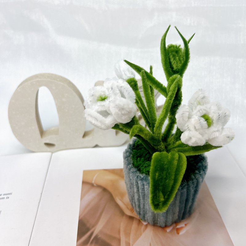 [Handmade to order] Jasmine Hairy Root Potted Plant [Pure and Sincere] - Items for Display - Other Materials 