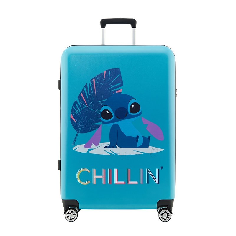 [Disney] 28-inch suitcase-Stitch Blue - Luggage & Luggage Covers - Plastic Blue