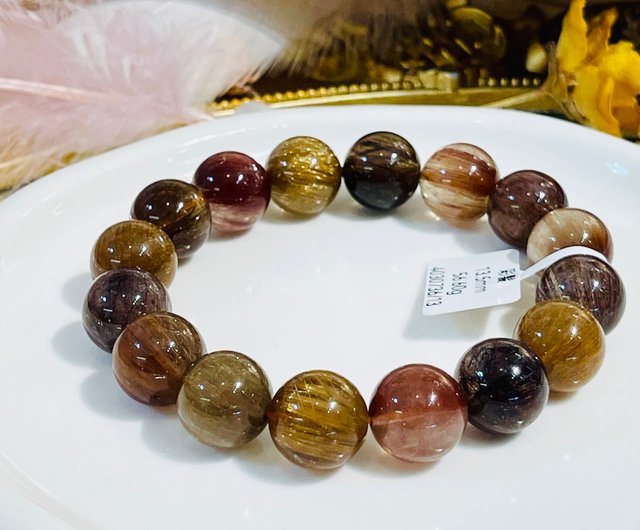 ブロンズキャッツアイルチル✨15mm 希少・最高品質]タイチンキャッツ