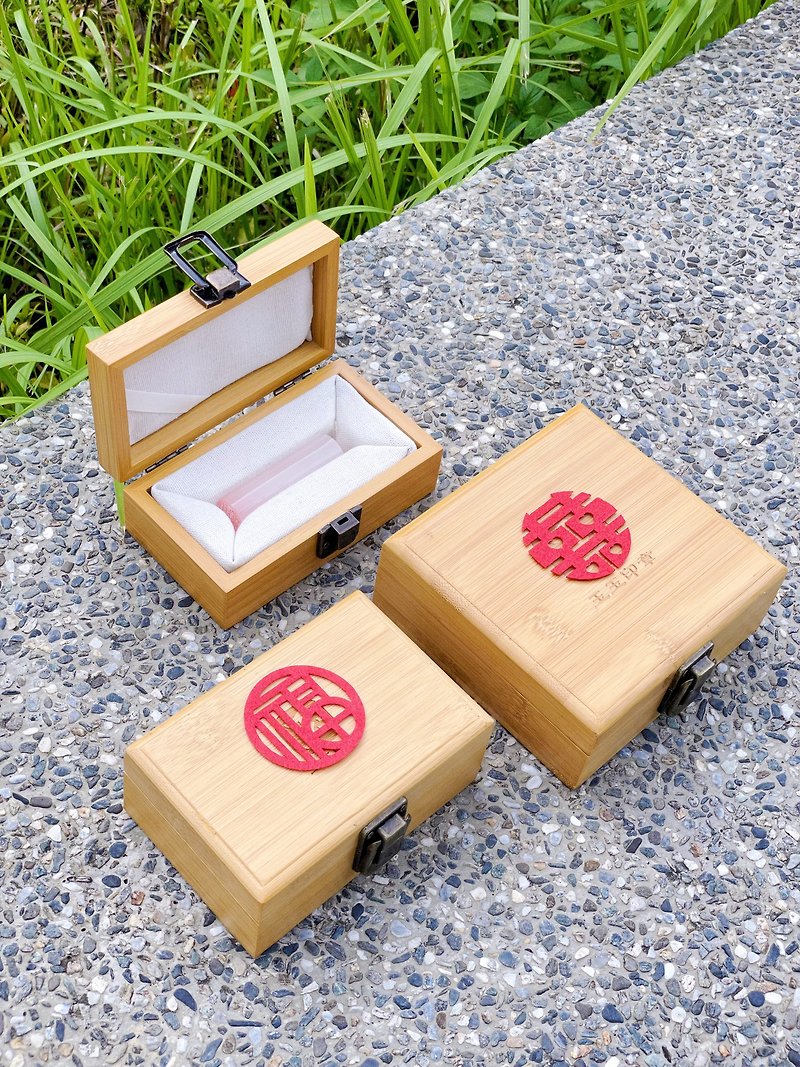 [Jade Stamp] Marriage registration or gift packaging plus purchase of happiness or blessing - ตราปั๊ม/สแตมป์/หมึก - ผ้าฝ้าย/ผ้าลินิน สีแดง