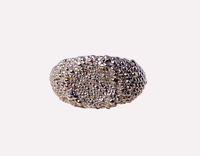 HOU'S Field Bubble Ring - แหวนทั่วไป - เงินแท้ สีเงิน