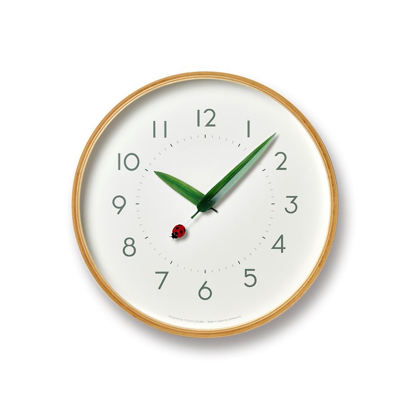 Lemnos Perch Clock - TENTO - Clocks - Wood Multicolor
