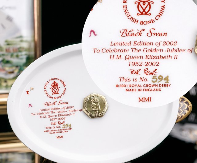Royal Crown Derby ペーパーウエイト/スワン