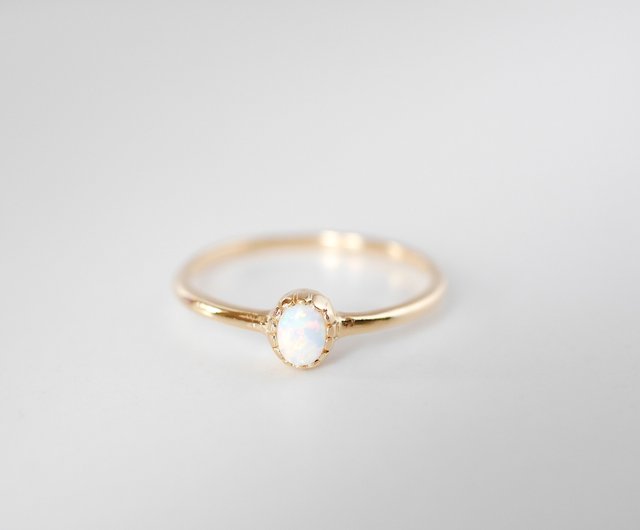 Opal ring deals dainty