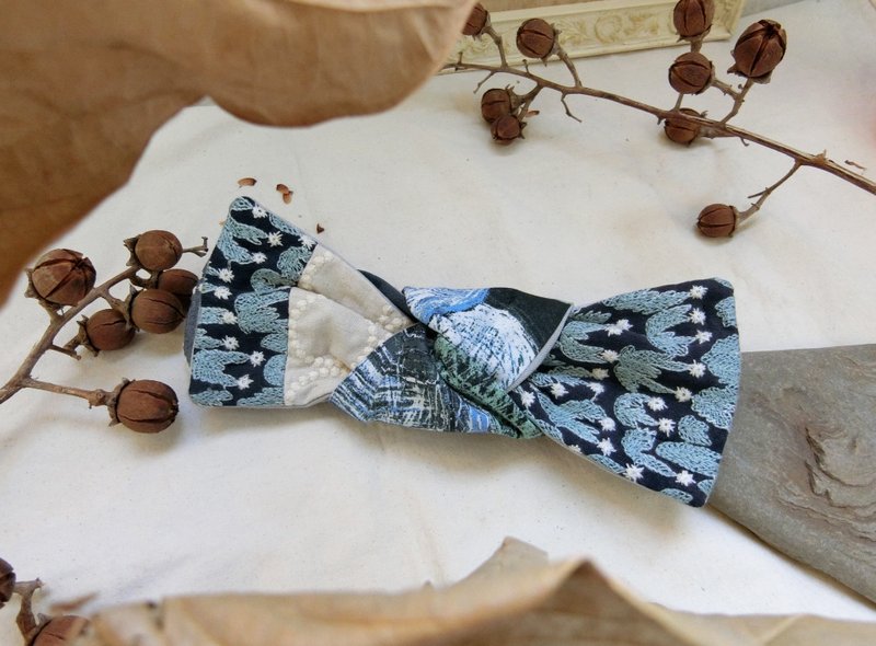 Cactus Patchwork Embroidered Wide Headband - ที่คาดผม - ผ้าฝ้าย/ผ้าลินิน หลากหลายสี