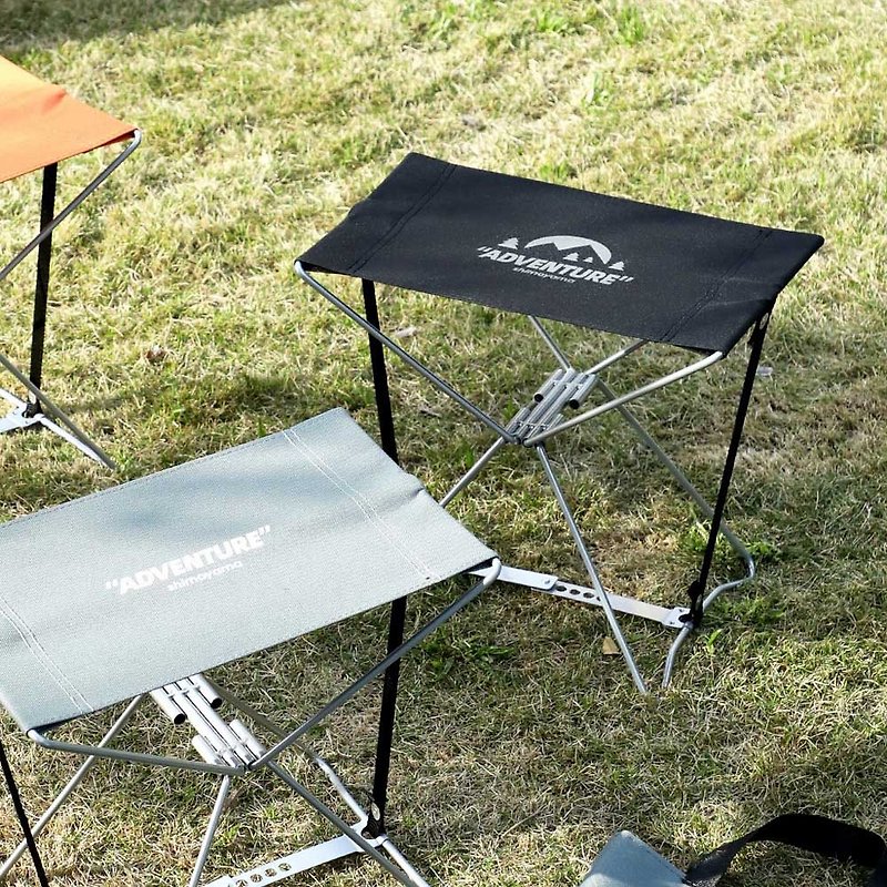 Japan Frost Mountain Portable Folding Stool/Chair Stool (With Storage Bag) for Outdoor Camping - Multiple Colors Available - ชุดเดินป่า - เส้นใยสังเคราะห์ สีดำ