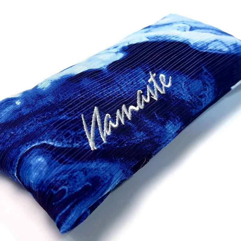 【NAMASTE】紓壓眼枕 - Splatter 潑墨藍 - 運動/健身器材 - 植物．花 藍色