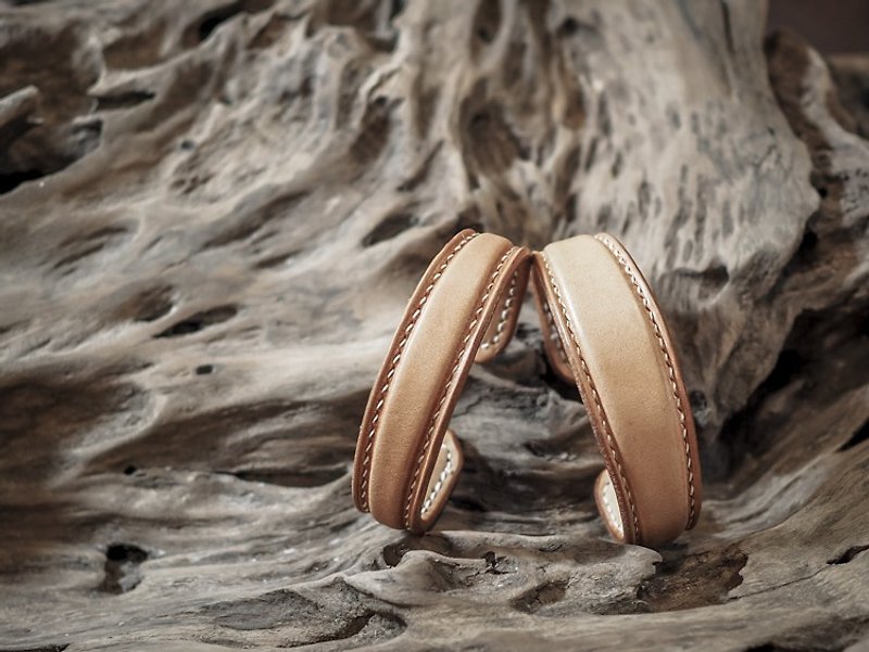 HEYOU Handmade - Leather bracelet - Original color - Bracelets - Genuine Leather Multicolor
