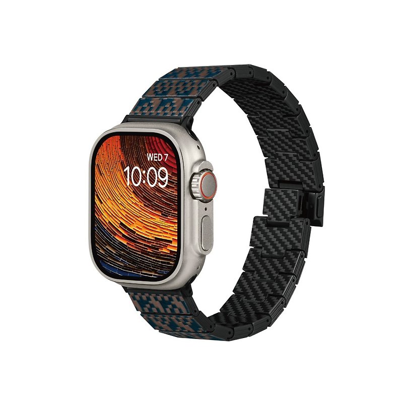 其他人造纖維 錶帶 - Apple Watch 極輕碳纖維錶帶 夢境 Stairs現代款