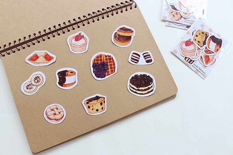 Cookie Sticker Combination Cookies/ 10 Entry Sticker Diary Sticker - สติกเกอร์ - กระดาษ 