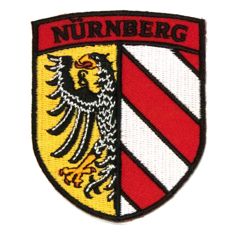 Germany Nuremberg Needle Patches for Shirts Skirts Iron Patches for Clothing - Badges & Pins - Thread Multicolor