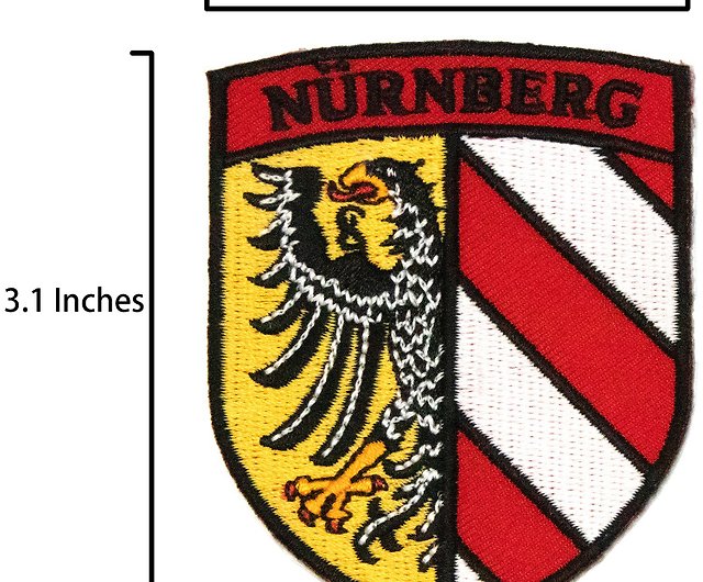 Germany Nuremberg Needle Patches for Shirts Skirts Iron Patches