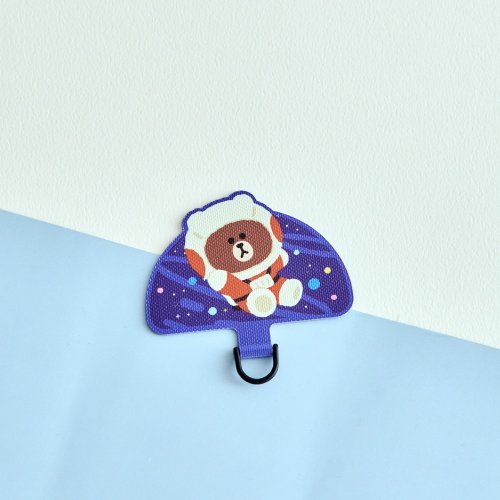TOYSELECT LINE FRIENDS經典-太空裝熊大手機掛片/夾片