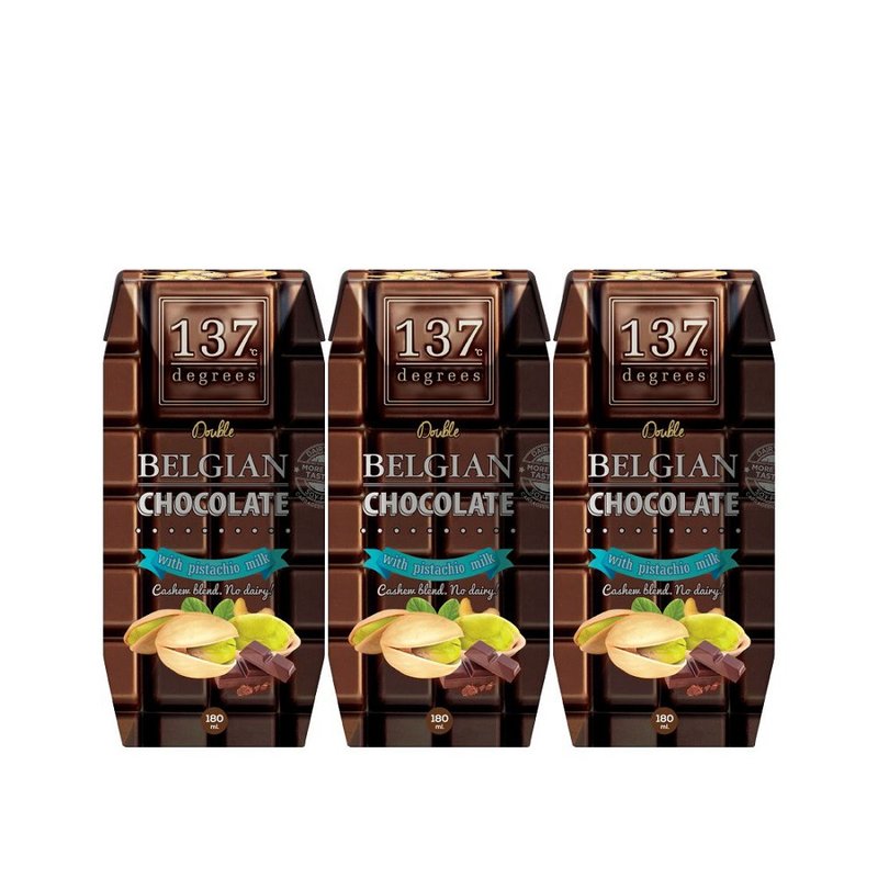 【3VTOWN生機堅果艿】比利時濃情可可開心果(180ml*36) - 鮮奶/植物奶 - 新鮮食材 