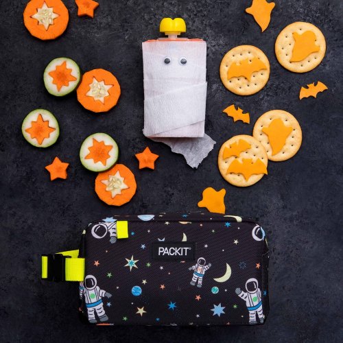 美國【PACKiT 冰酷】 免冰塊的保冷袋/母奶袋 美國【PACKiT】冰酷 1L 隨行冷藏包(太空冒險) 2025New