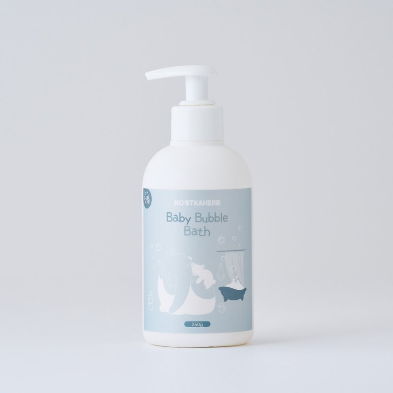 【Nootkaherb】Nootkaherb Herbal Baby Bubble Gel 250g (Baby Milk Fragrance) - Other - Other Materials 