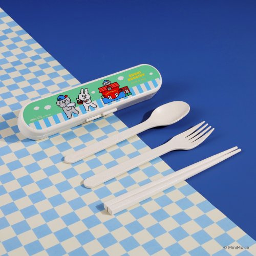 PAPERY.ART 環保餐具套裝 BUNNI KONBINY - 卡尼拉吃早餐 網紅聯名