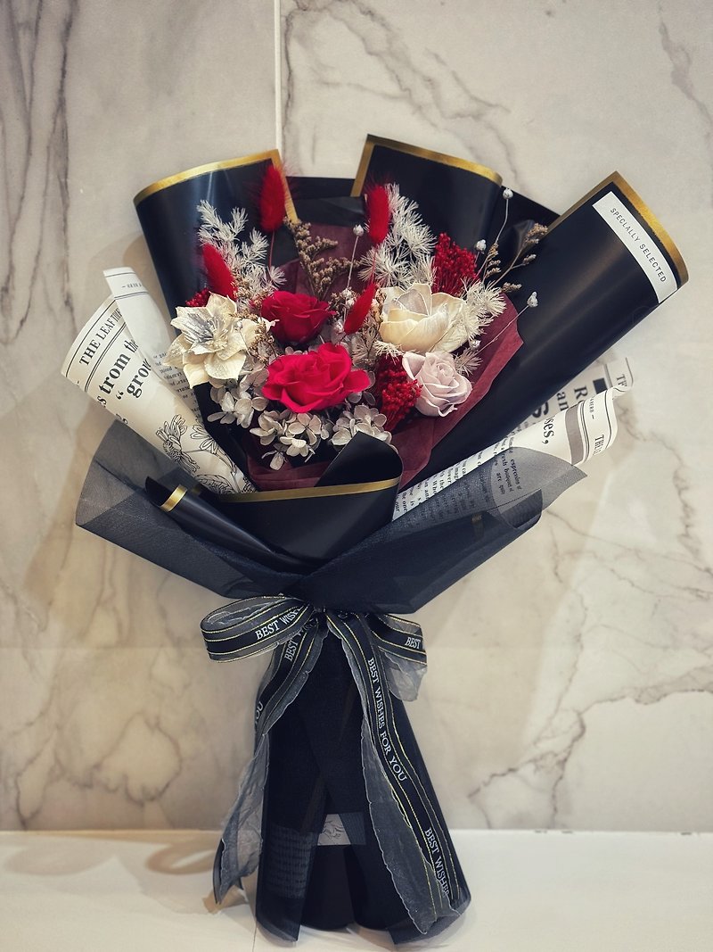 Everlasting bouquet dry bouquet/birthday/confession proposal bouquet/graduation bouquet/teacher appreciation/Valentine’s Day - ช่อดอกไม้แห้ง - พืช/ดอกไม้ 