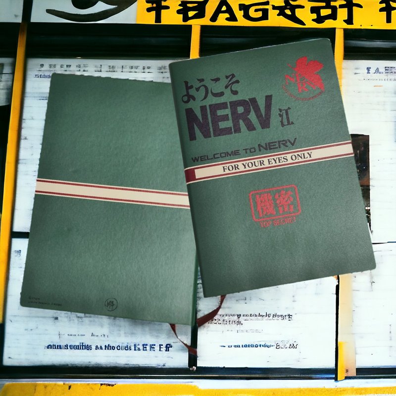 EVA A5記事簿 - WELCOME TO NERV - 筆記本/手帳 - 人造皮革 