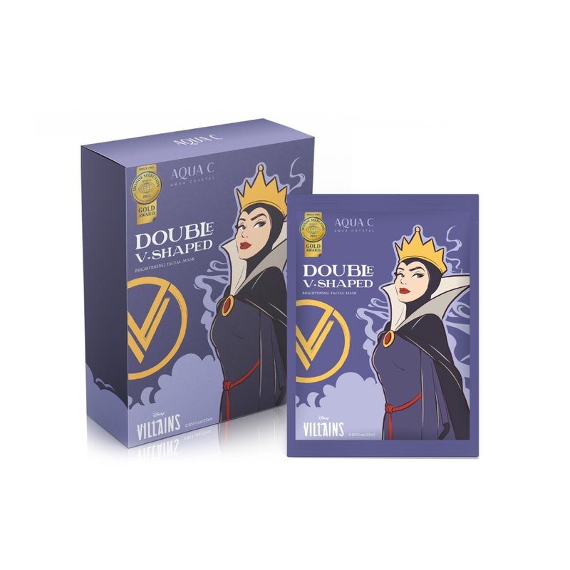 [Disney Queen Edition] Skin Light Double V Mask (10 pieces/box) - Face Masks - Paper 