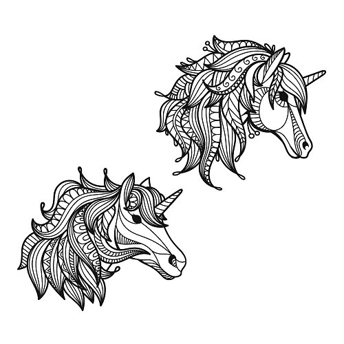 JustGreatPrintables Unicorn svg, unicorn template, unicorn pdf, unicorn png, unicorn laser cut, SVG
