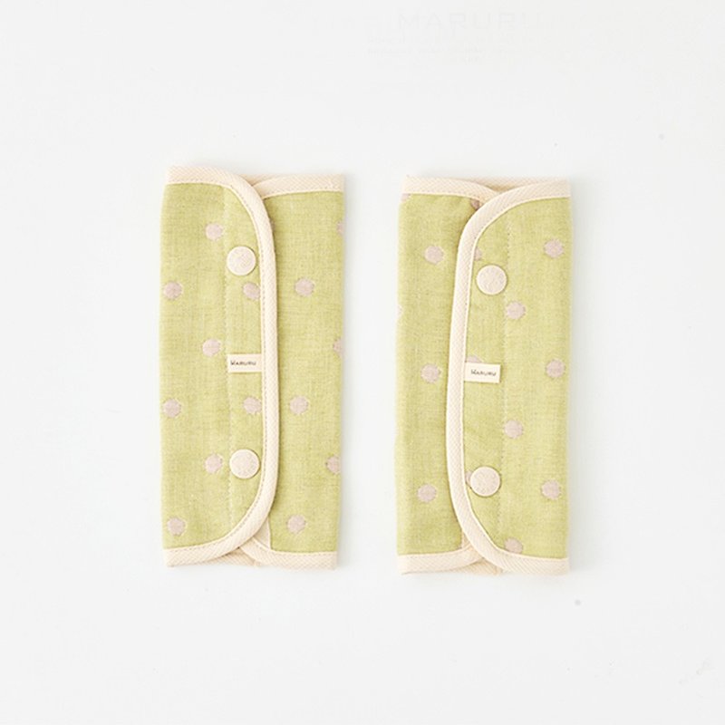 Five-layer gauze suspender dribbling cloth The Wizard of Oz - Bibs - Other Materials Green