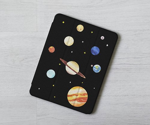 Gagby Design 太空星球木星水星iPad Pro 8th Air 3 4 10.5 11 12.9吋翻蓋式保