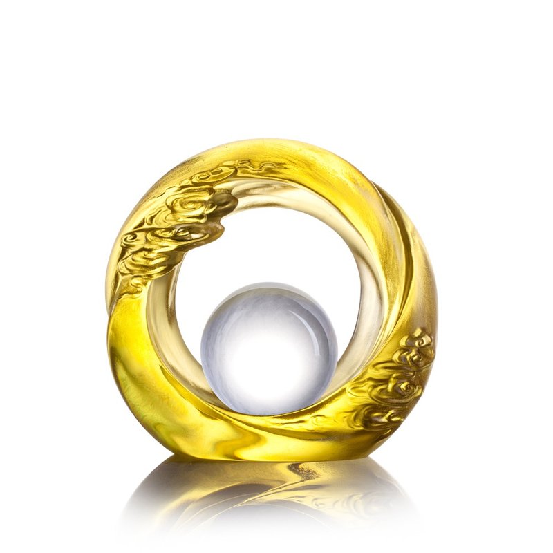 LIULI LIVING 氣蘊轉如意 琉璃珠 雲氣轉運 生生不息 辦公室小物 - 擺飾/家飾品 - 琉璃 