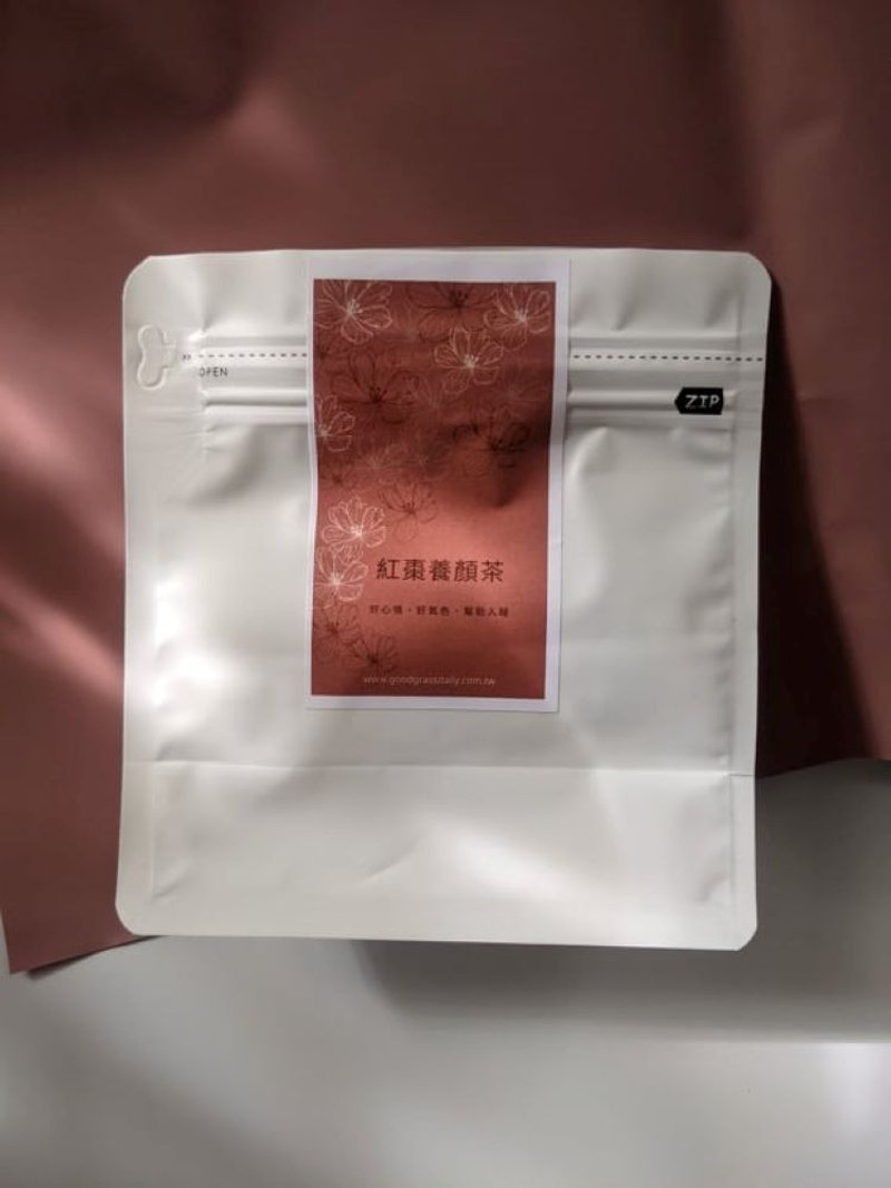 紅棗養顏茶. 好心情, 好睡眠, 好氣色. - 茶葉/茶包/水果茶 - 植物．花 紅色