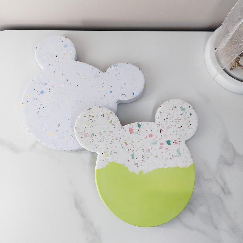 Cute Mickey Mouse shape large plate diffuser Stone - Fragrances - Other Materials Multicolor
