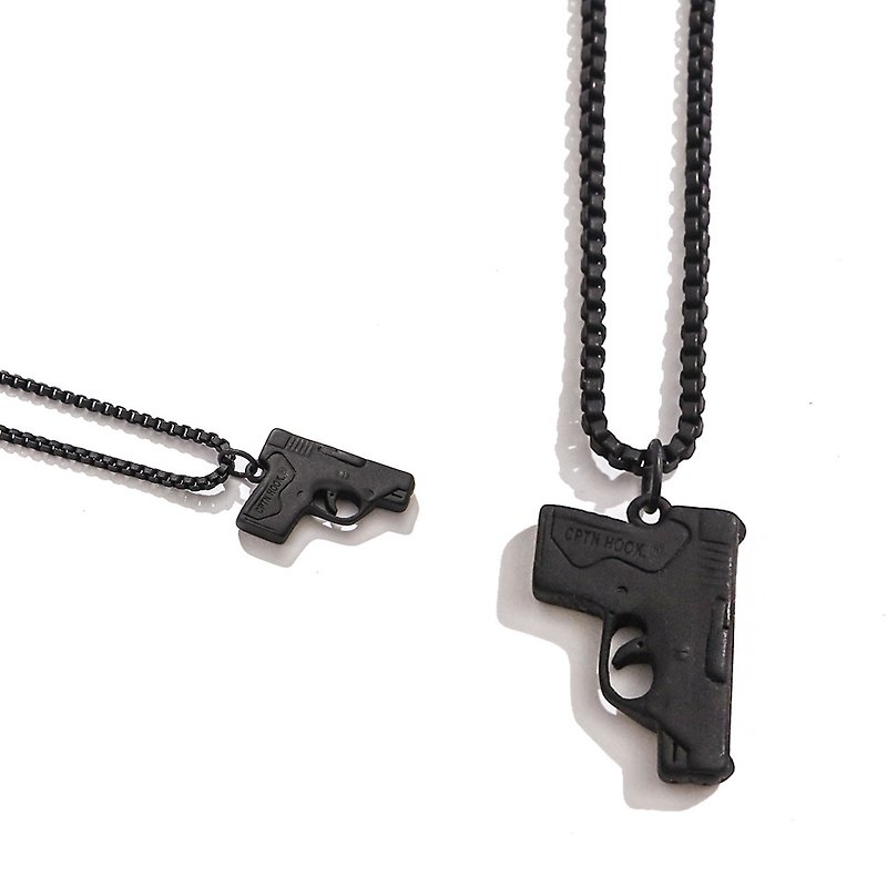 SOLO ACCESSORIES X CPTN HOOK BERETTA BU9 Necklace - Necklaces - Other Metals 