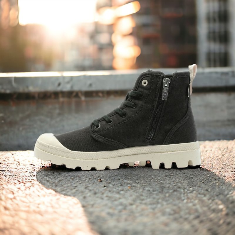 PALLADIUM PAMPA 9色經典拉鍊款潮流帆布軍靴 79101 - 女休閒鞋/帆布鞋 - 棉．麻 多色
