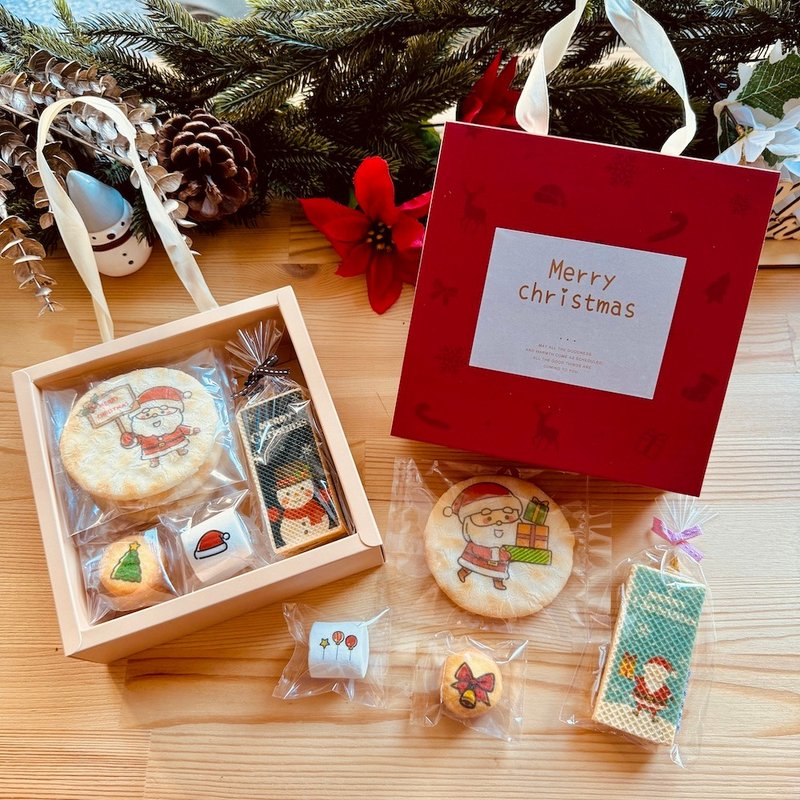 Limited edition | Gift exchange | Christmas size M comprehensive cookie gift box - Handmade Cookies - Fresh Ingredients 