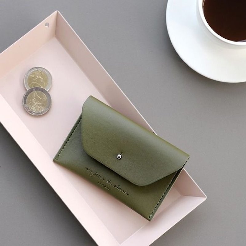 ICONIC Minibus Card Holder - Olive Green, ICO50275 - Card Holders & Cases - Plastic Green