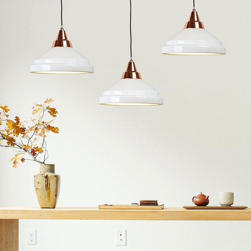 TERRA 陶瓷吊燈 (工業風、現代風) - 燈具/燈飾 - 瓷 白色