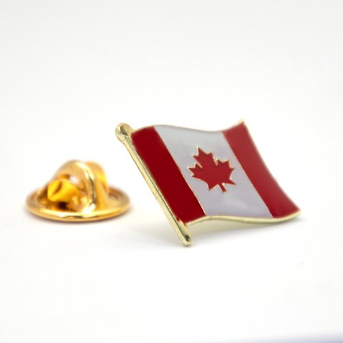 A-ONE Canada 加拿大紀念胸針 金屬徽章 國徽胸徽 國徽飾品 紀念胸章