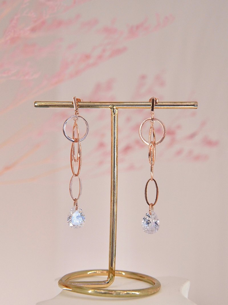 Lock of Memory - Elegant long earrings Christmas gift for girls - ต่างหู - วัสดุอื่นๆ 