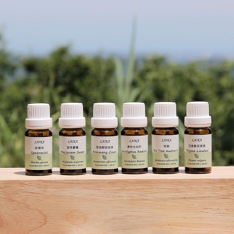 Summer protective essential oil herbal tea tree eucalyptus rosemary mint thyme sweet marjoram - Fragrances - Essential Oils Green
