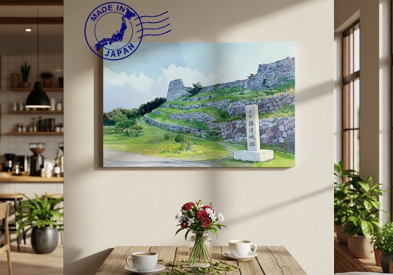 JapanCanvas Print – Katsuren Castle Ruins, Okinawa | Japan Scenery | Wall Art - Wall Décor - Cotton & Hemp 