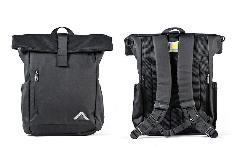 Explorer's Shoulder Back Backpack (Large Black) - Backpacks - Polyester Black