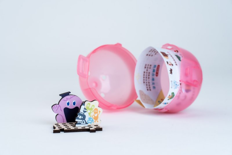 OPEN City-玩轉宜蘭扭蛋-第二彈-菌寶貝博物館 - 裝飾/擺設  - 木頭 