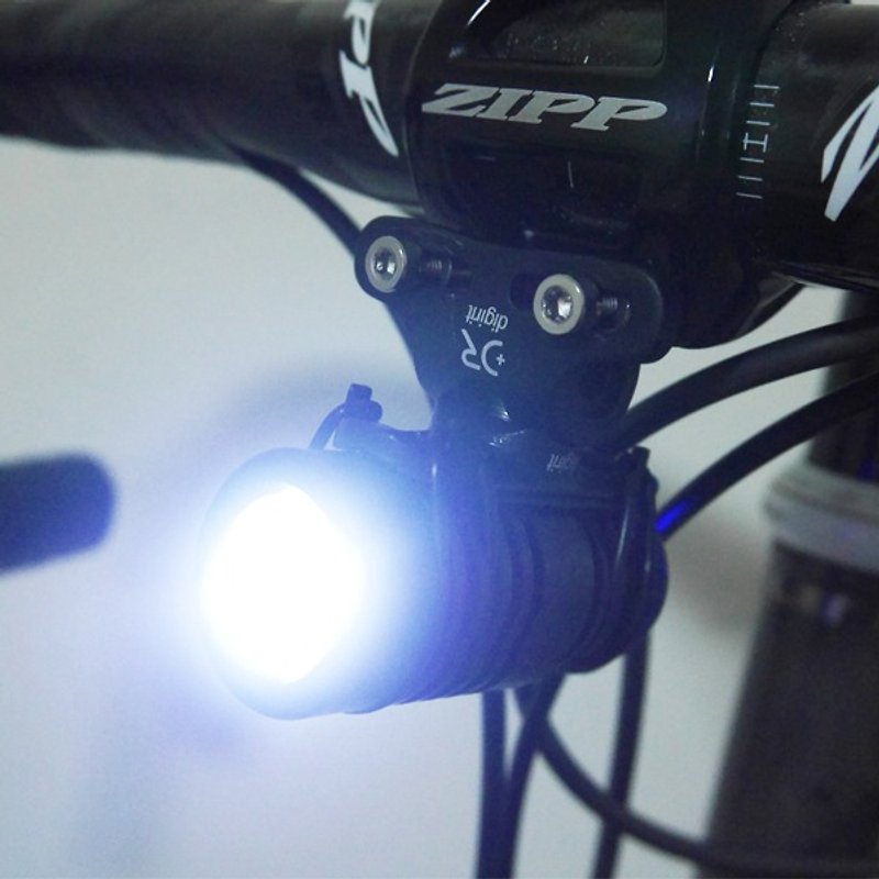 Xpirit-F1 鋁合金高亮度高品質自行車前燈+燈座 - 腳踏車/周邊 - 塑膠 黑色