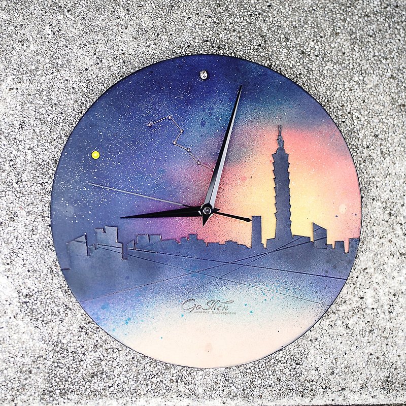 Urban legend leather handmade clock wall clock - นาฬิกา - หนังแท้ หลากหลายสี