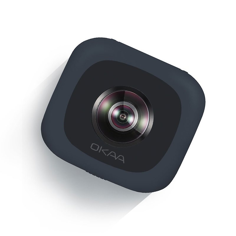 OKAA LIFE VR 360度のパノラマカメラブラック - カメラ - 金属 ブラック