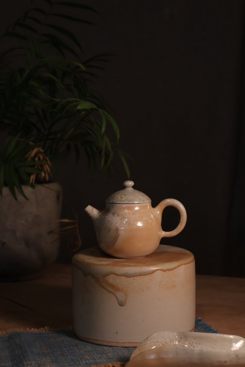 柴燒瓷壺 - 茶壺/茶杯/茶具 - 瓷 白色