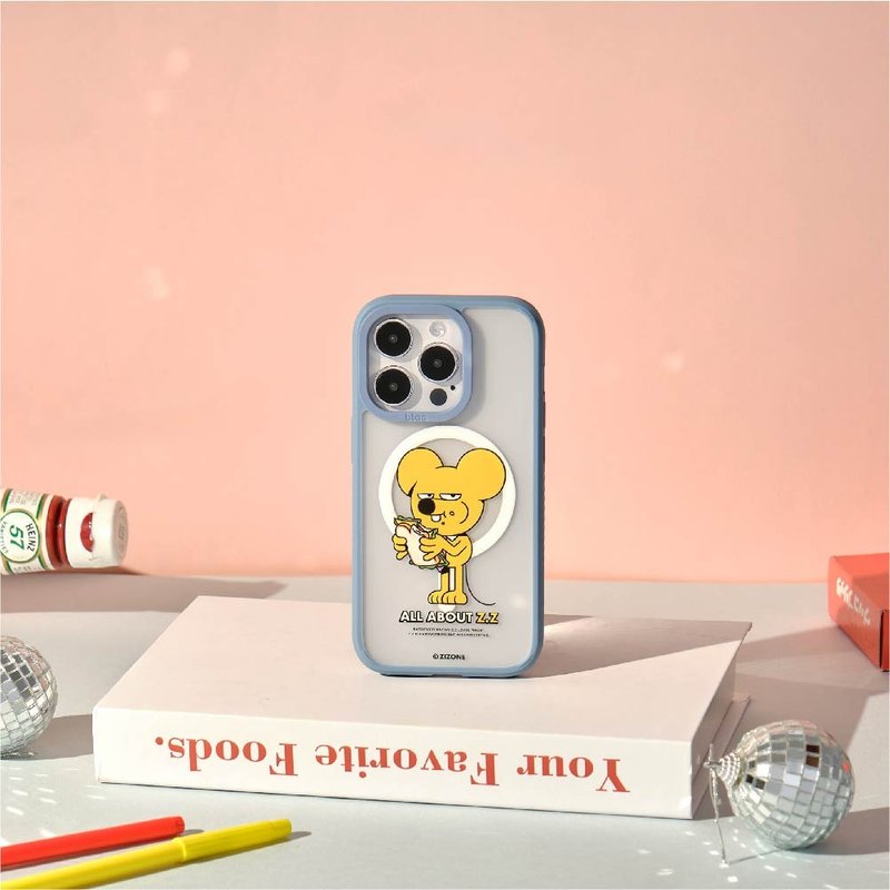 ZIZONE Eats Sandwich ZZ Aurora Fog MagSafe iPhone Case - เคส/ซองมือถือ - ซิลิคอน หลากหลายสี