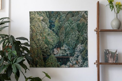 木直牛勿 臺灣山掛布 - 眠月線 70 x 68 cm