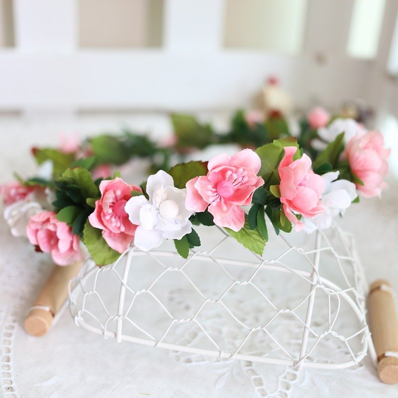 Wreaths Manor*Handmade jewelry bouquet*wedding small objects*bridal bouquets*Wreath ~~ H17 - เครื่องประดับผม - กระดาษ 